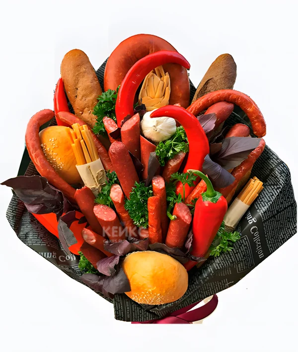 Букет для мужчины без алкоголя 4 Фото