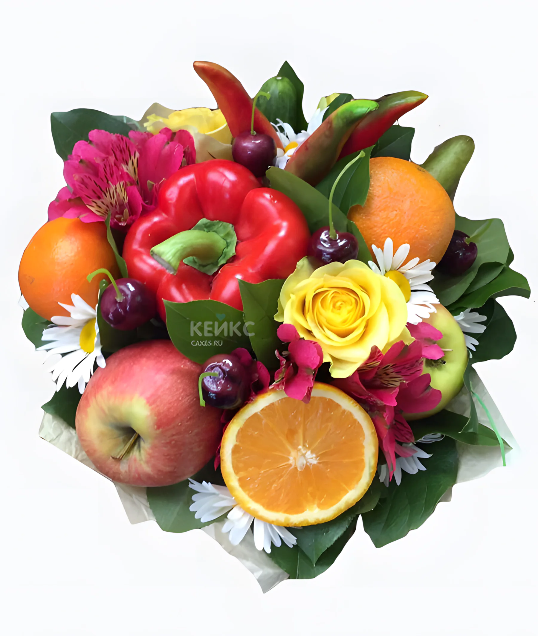 Букет из фруктов и овощей 5 Фото