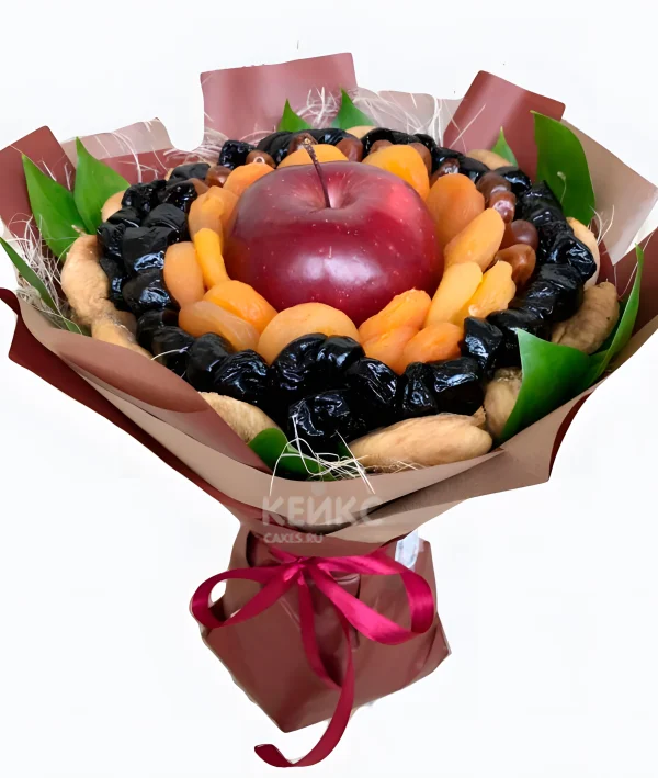 Букет из фруктов и сухофруктов 3 Фото