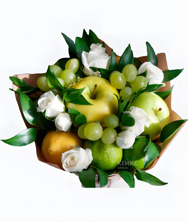 Букет из яблок 3 Фото