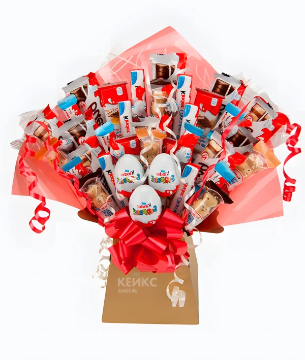 Букет из киндеров 6 Фото