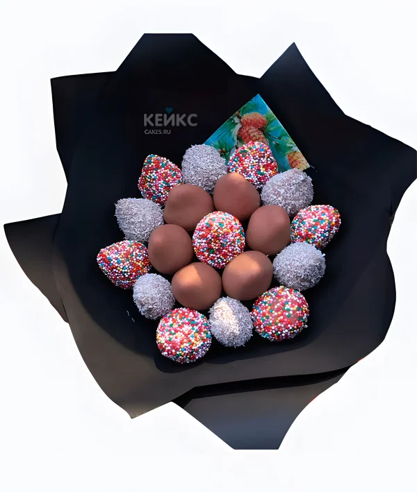 Букет из клубники в шоколаде 11 Фото