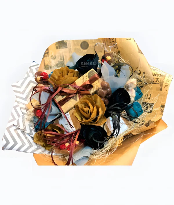 Букет из кофе 4 Фото