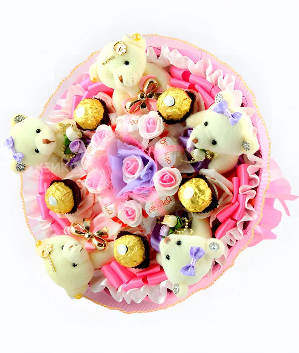 Букет из конфет 1 Фото