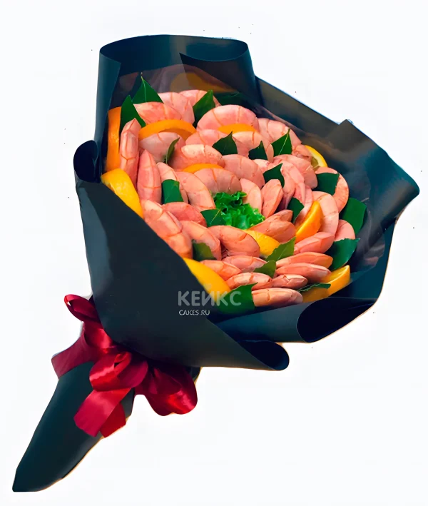 Букет из креветок 3 Фото
