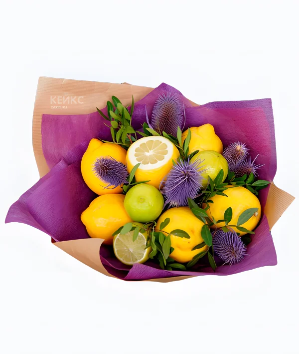 Букет из лимонов 5 Фото