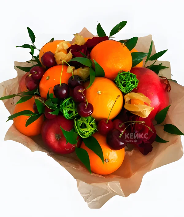 Букет из мандаринов 1 Фото
