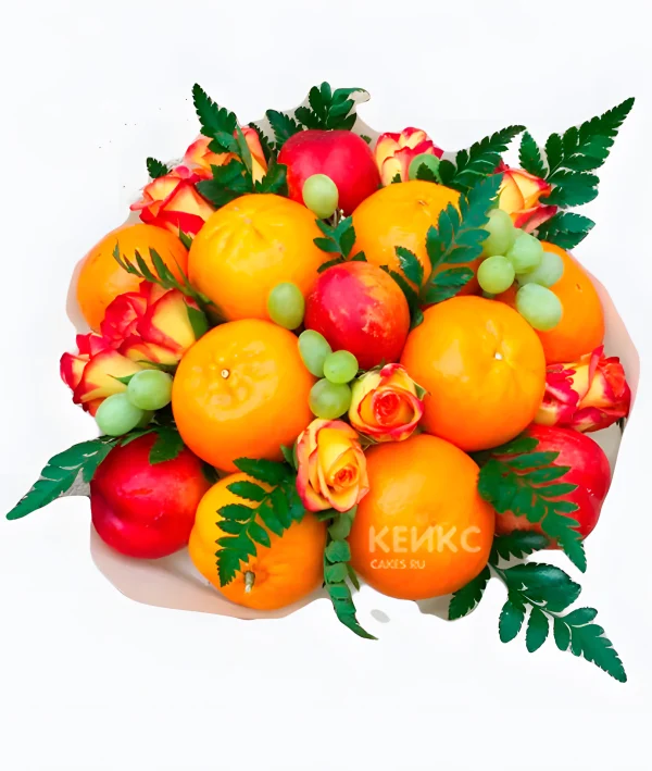 Букет из мандаринов 5 Фото