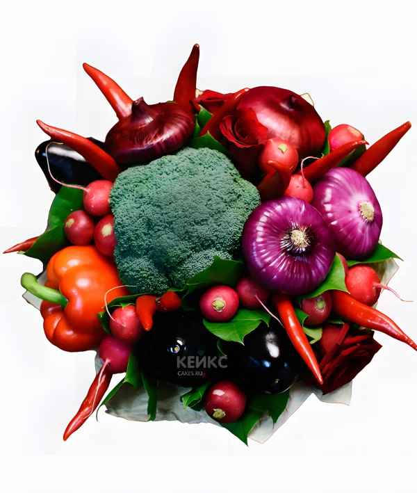 Букет из овощей для мужчины Фото