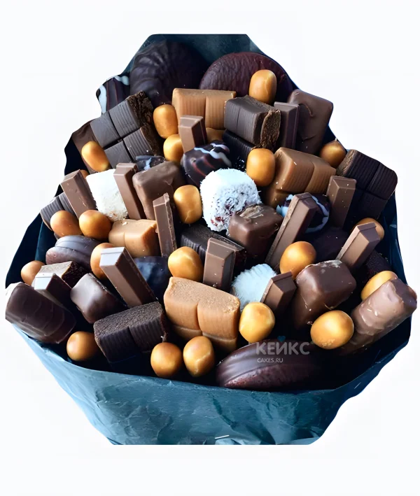 Букет из печенья и шоколада 2 Фото