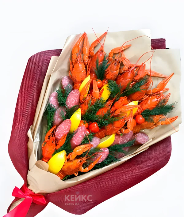 Букет из раков для мужчины 1 Фото