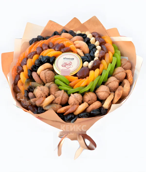 Букет из сухофруктов для мужчины 10 Фото