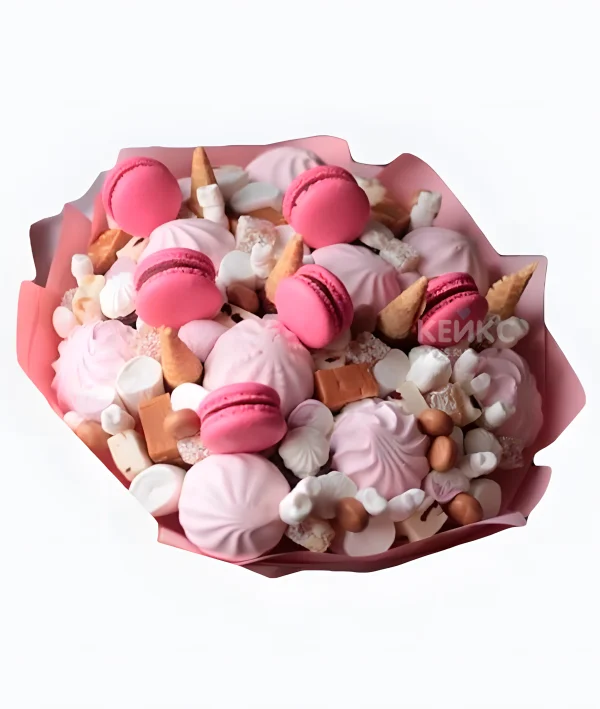 Букет из Зефира и конфет 4 Фото