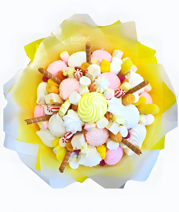 Букет из Зефира и Конфет 8 Фото