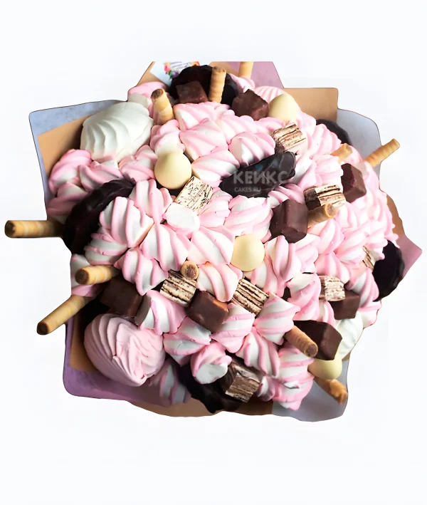 Букет из Зефира и Мармелада 1 Фото