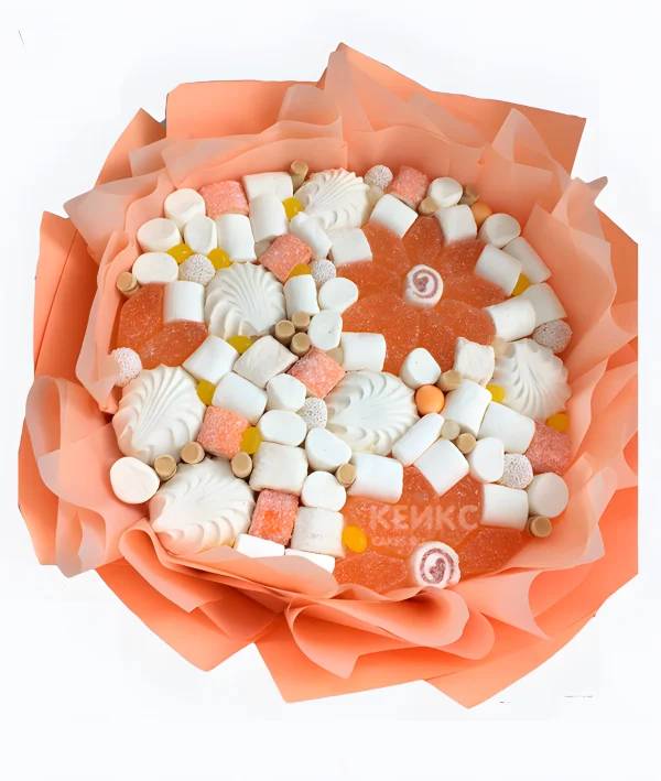 Букет из Зефира и Мармелада 12 Фото