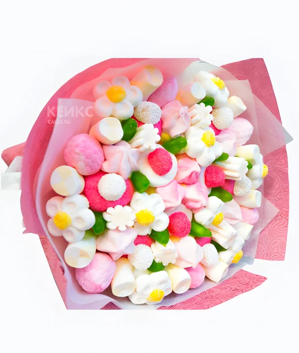 Букет из Зефира и Мармелада 2 Фото