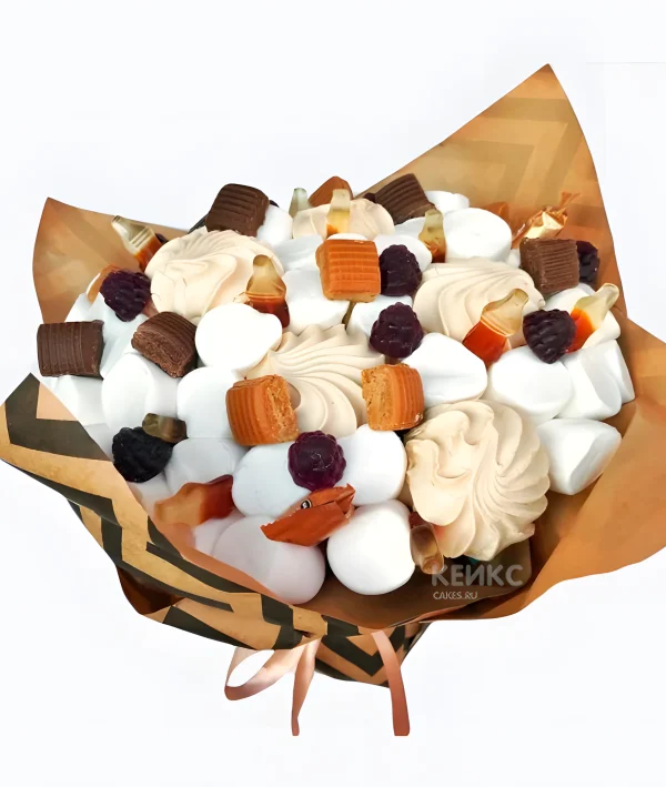 Букет из Зефира и Мармелада 3 Фото