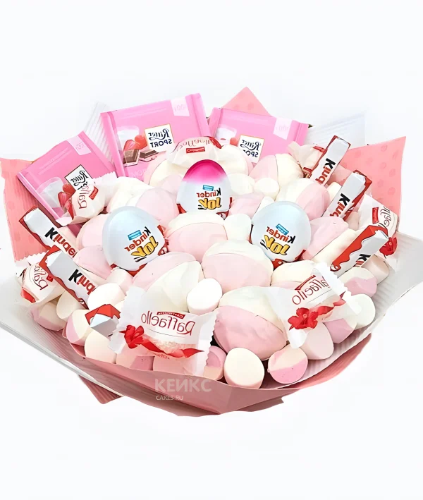 Букет из Зефира и Мармелада 8 Фото