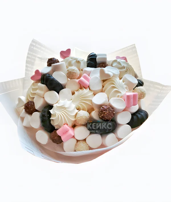 Букет из Зефира и Маршмеллоу 3 Фото