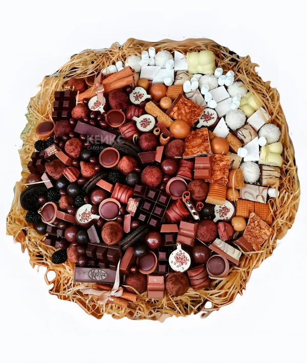 Букет маме с конфетами 1 Фото