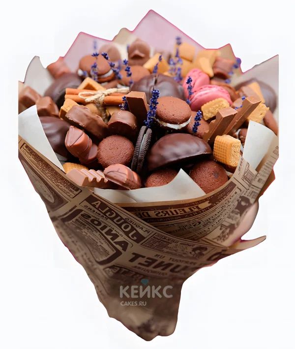 Букет маме с конфетами 2 Фото