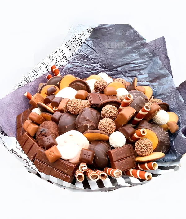 Букет маме с конфетами 3 Фото