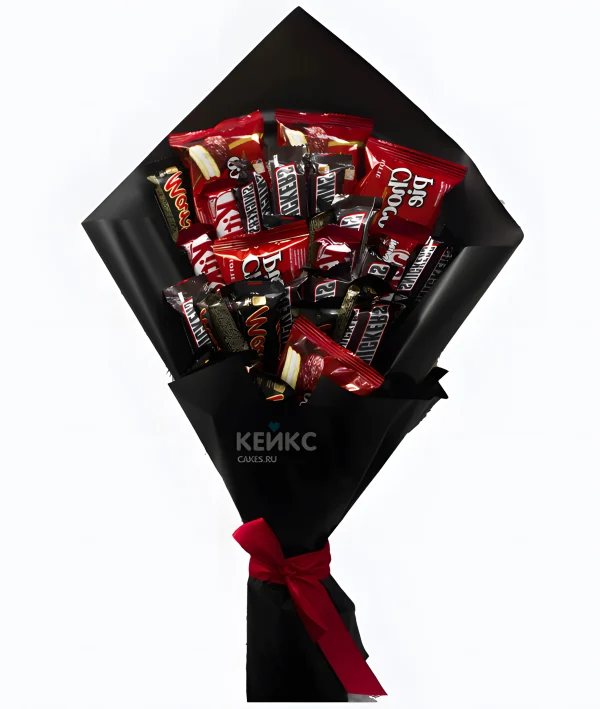Букет мини из конфет 8 Фото