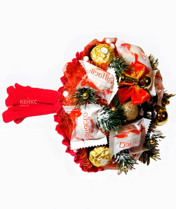 Букет на новый год для женщины 5 Фото