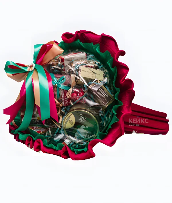 Букет на новый год из чая 3 Фото