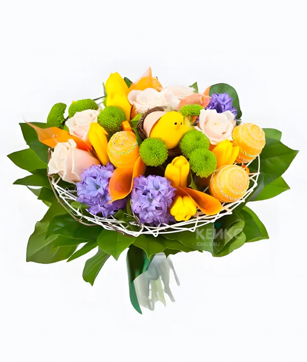 Букет на пасху Фото