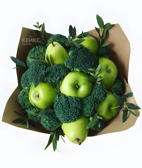 Букет с брокколи 5 Фото