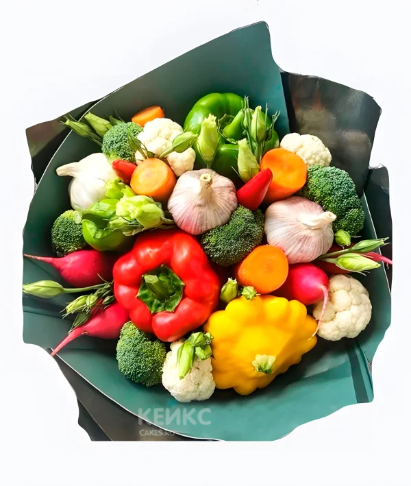 Букет с чесноком 4 Фото