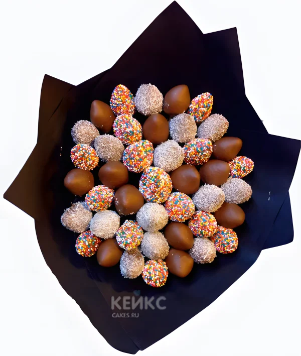 Букет с фруктами в шоколаде 2 Фото