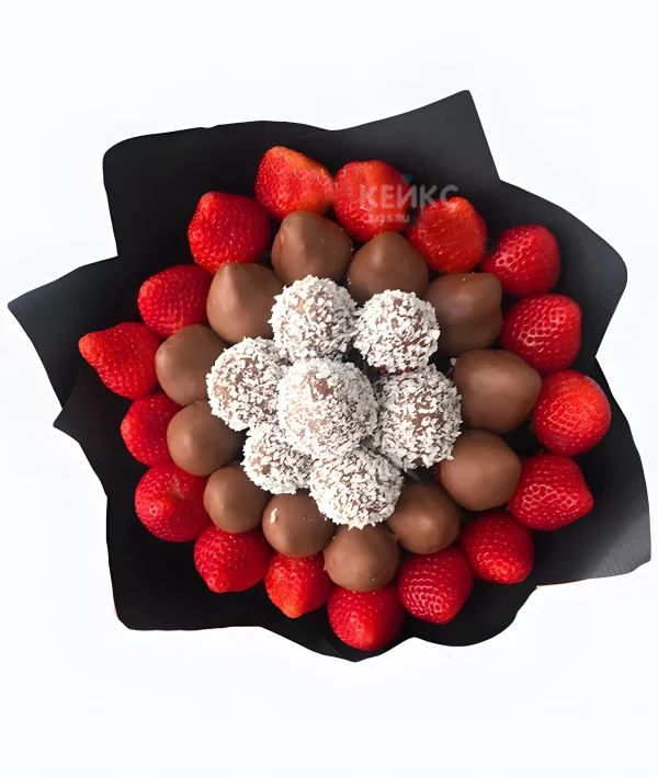 Букет с фруктами в шоколаде 4 Фото