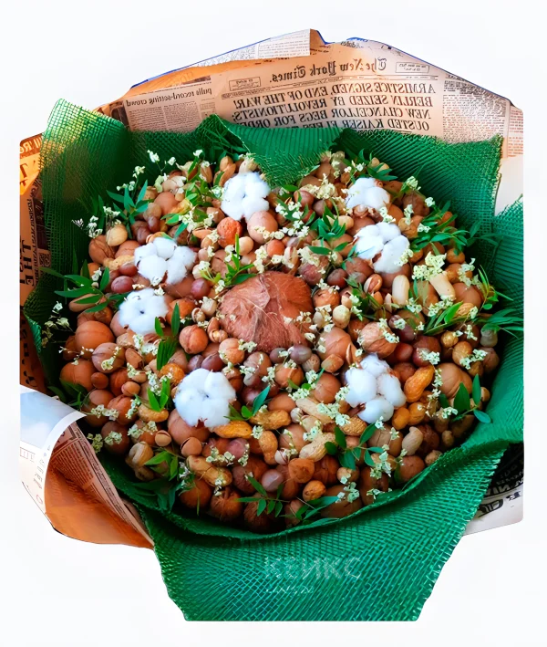 Букет с грецкими орехами 10 Фото