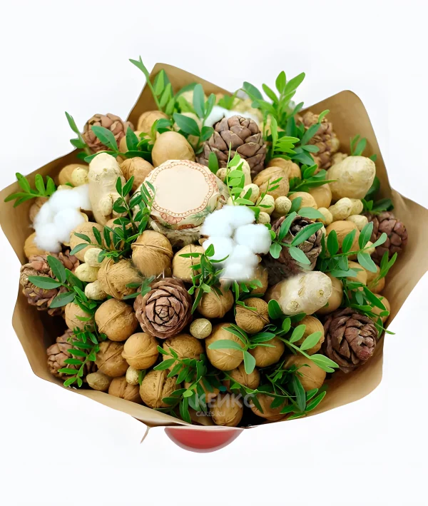 Букет с грецкими орехами 12 Фото