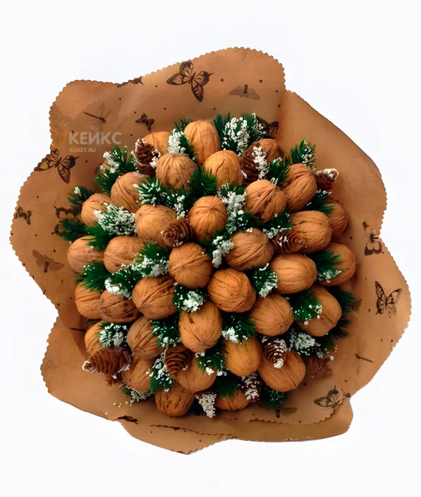 Букет с грецкими орехами 7 Фото