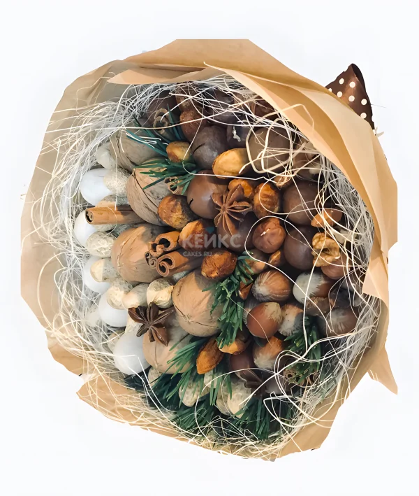 Букет с грецкими орехами 8 Фото