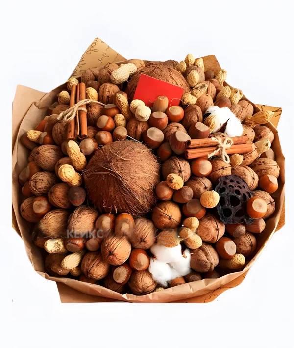 Букет с грецкими орехами 9 Фото