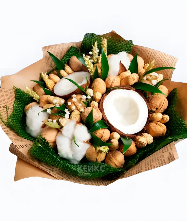 Букет с грецкими орехами Фото