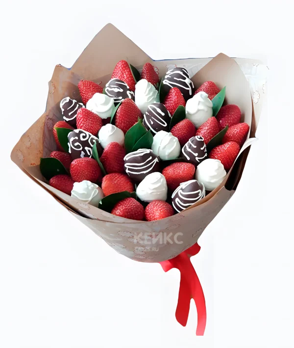 Букет с ягодами в шоколаде  2 Фото