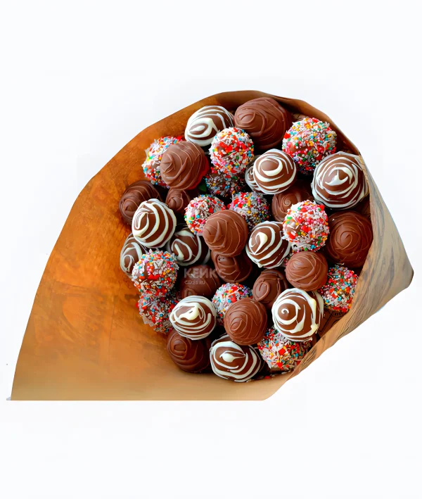 Букет с ягодами в шоколаде 6 Фото