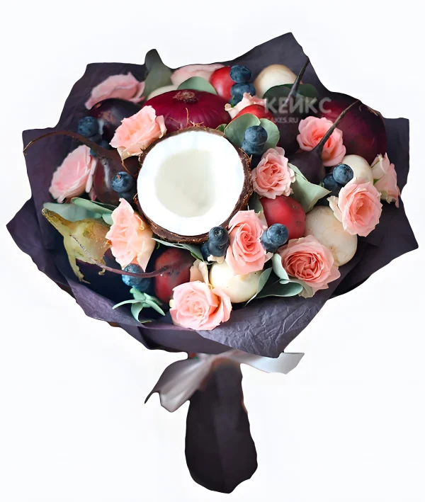 Букет с кокосом 2 Фото