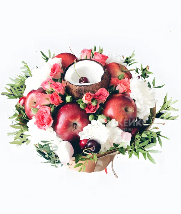 Букет с кокосом 3 Фото