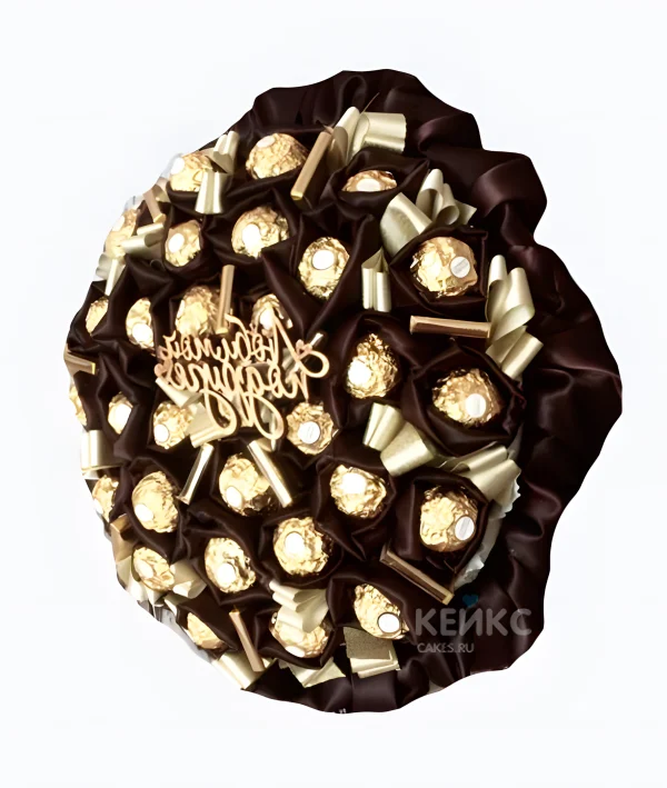 Букет с конфетами Ферреро роше 3 Фото