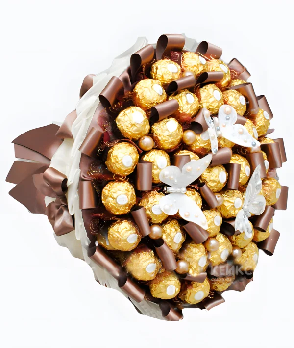 Букет с конфетами Ферреро роше 6 Фото