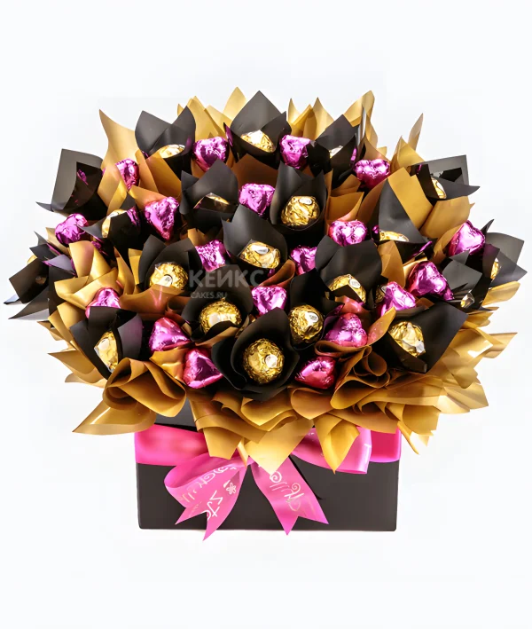 Букет с конфетами Ферреро роше 8 Фото