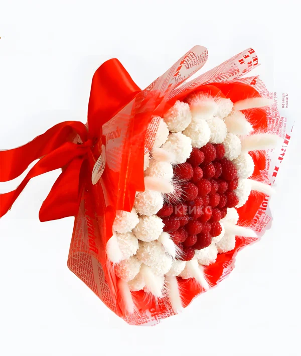 Букет с конфетами рафаелло 3 Фото