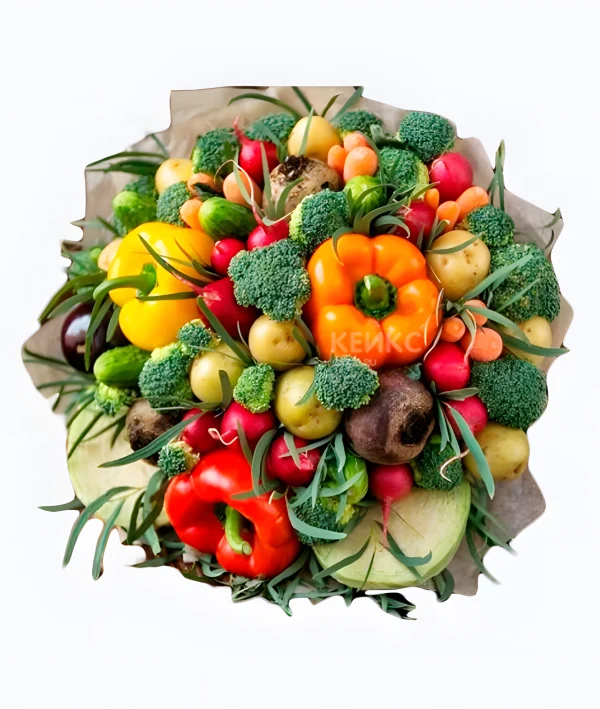 Букет с красным перцем 2 Фото